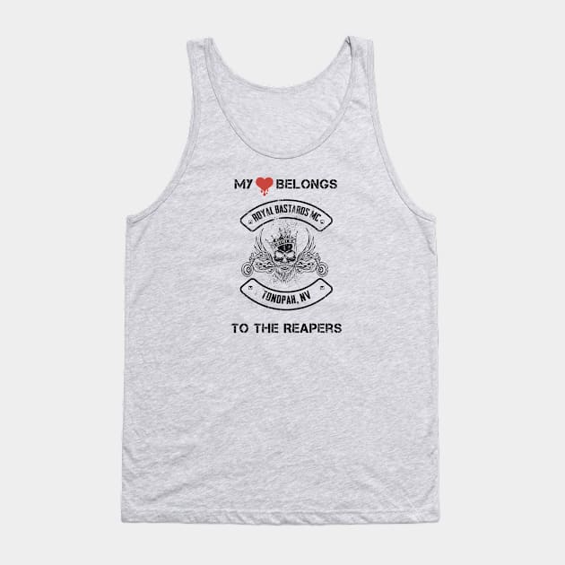 Royal Bastards MC Tonopah, NV Heart Tank Top by Nikki Landis